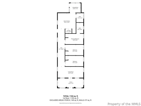 Floorplan - 307 N First St, Hampton, VA 23664 photo 1 of 1