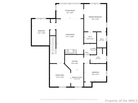 Floorplan - 237 Woodmere Dr #C, Williamsburg, VA 23185 photo 2 of 3