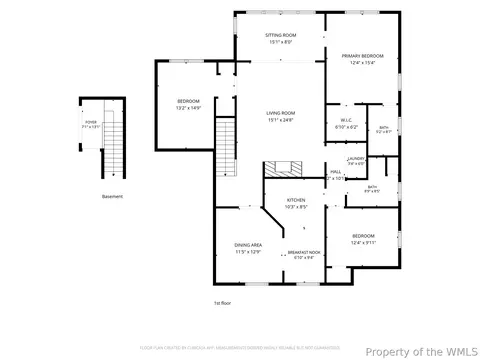 Floorplan - 237 Woodmere Dr #C, Williamsburg, VA 23185 photo 3 of 3