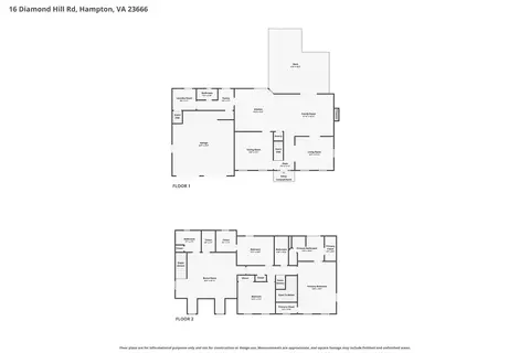Floorplan - 16 Diamond Hill Rd, Hampton, VA 23666 photo 1 of 1