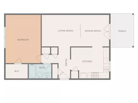 Floorplan - 1184 Jamestown Rd #23, Williamsburg, VA 23185 photo 4 of 4