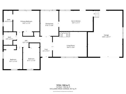 Floorplan - 6038 Pine Rd, Quinton, VA 23141 photo 1 of 1